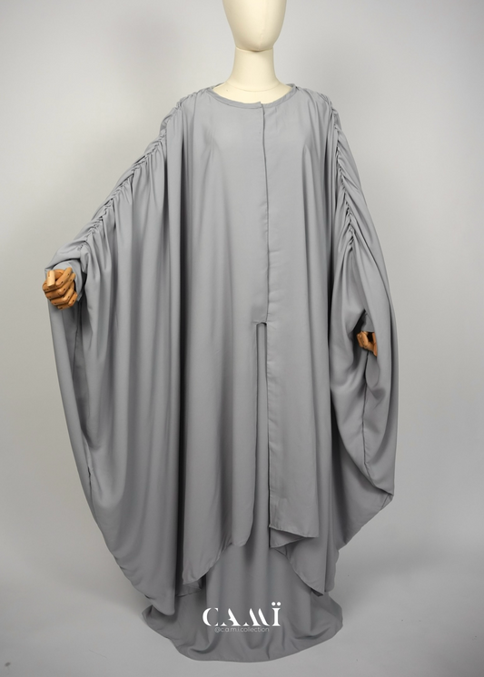 Abaya Set light grey
