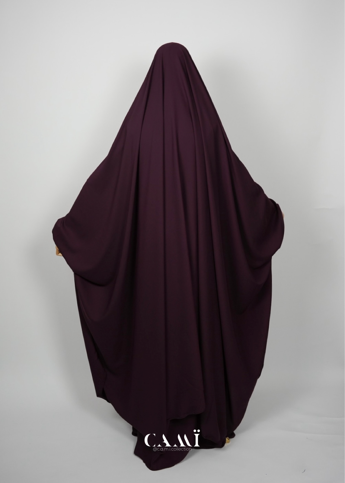 Jilbab mit Rock 2-teilig burgundy