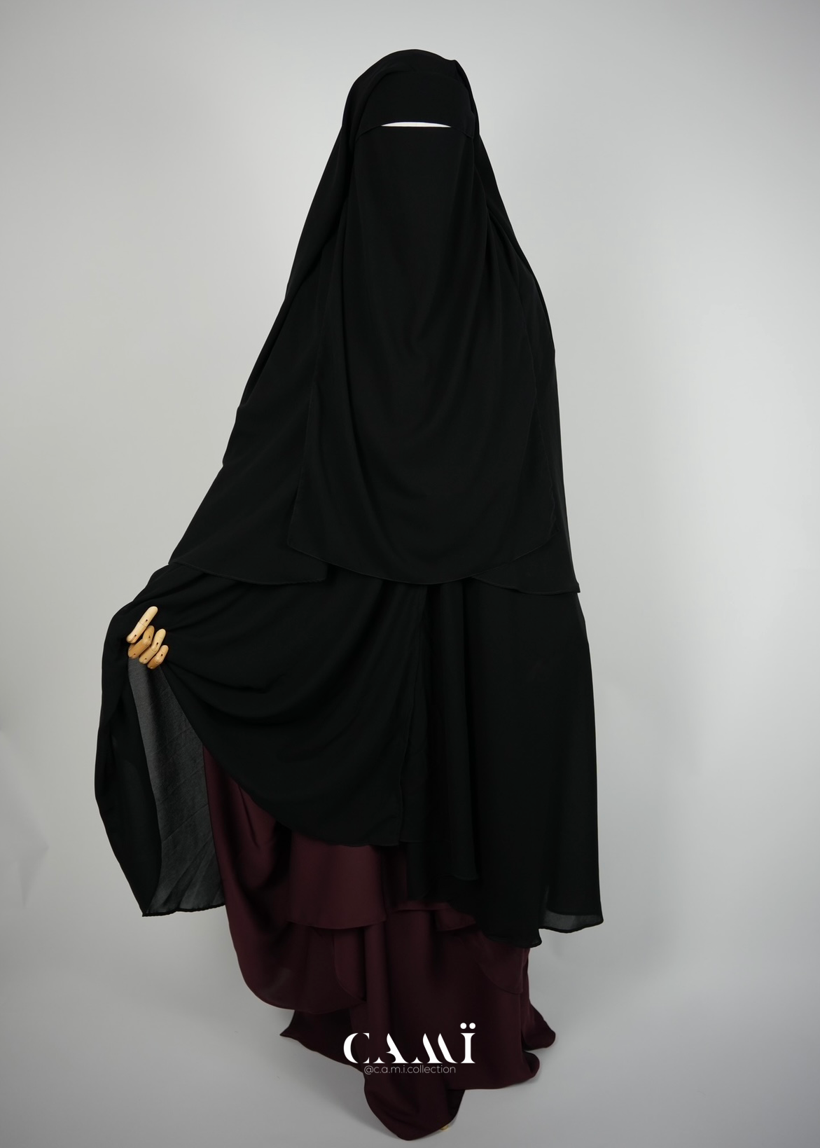 Yemeni Khimar & Niqab 2in1