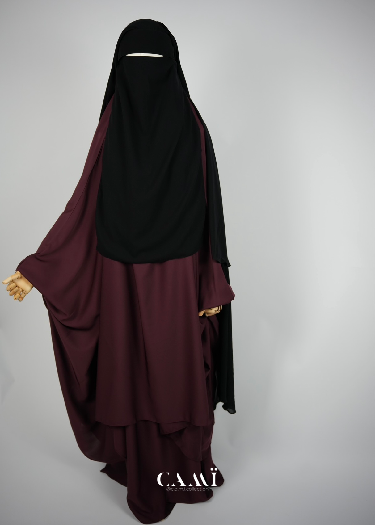 Yemeni Khimar & Niqab 2in1