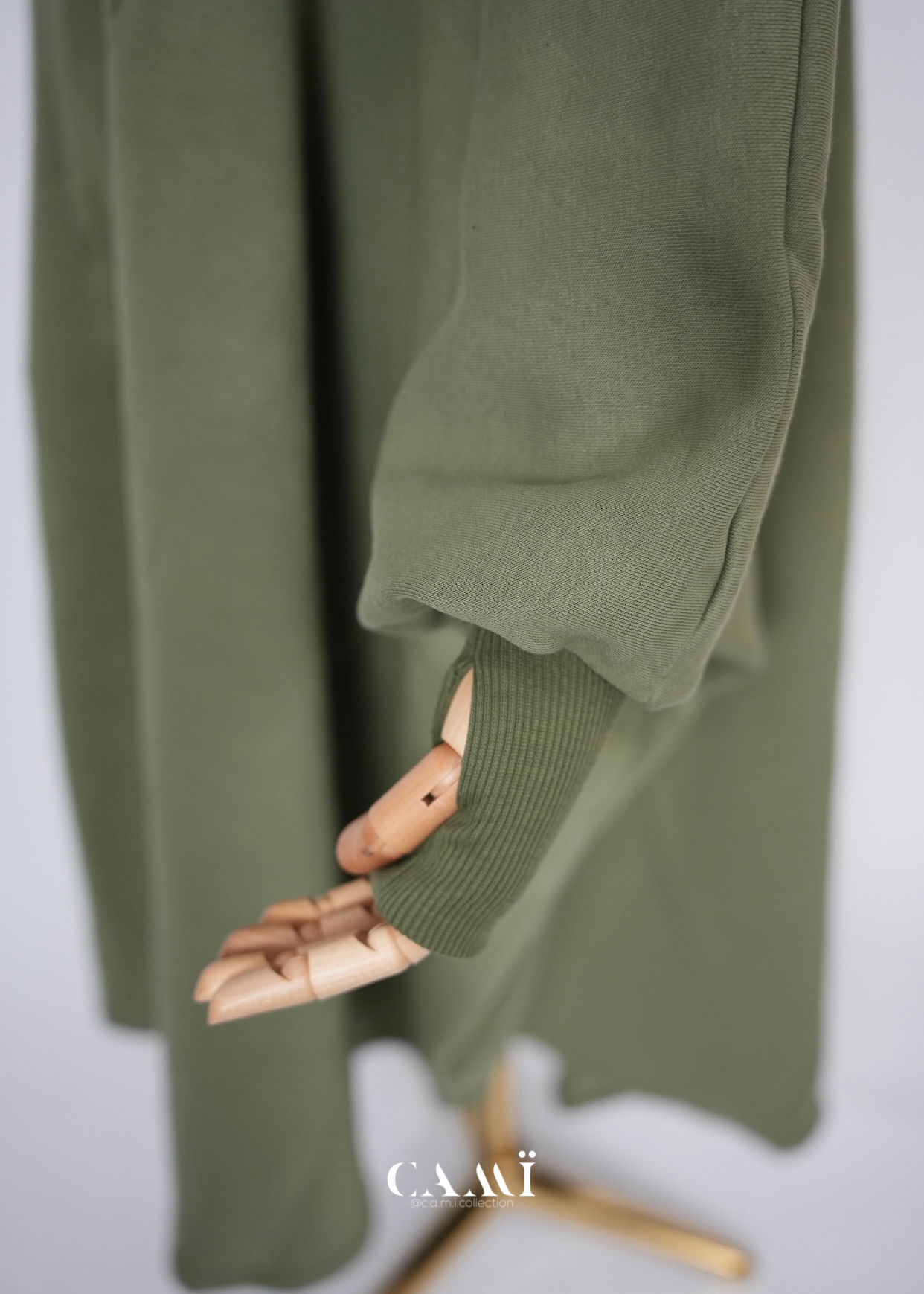 Jabaya olive | Jacke mit weitem Schnitt