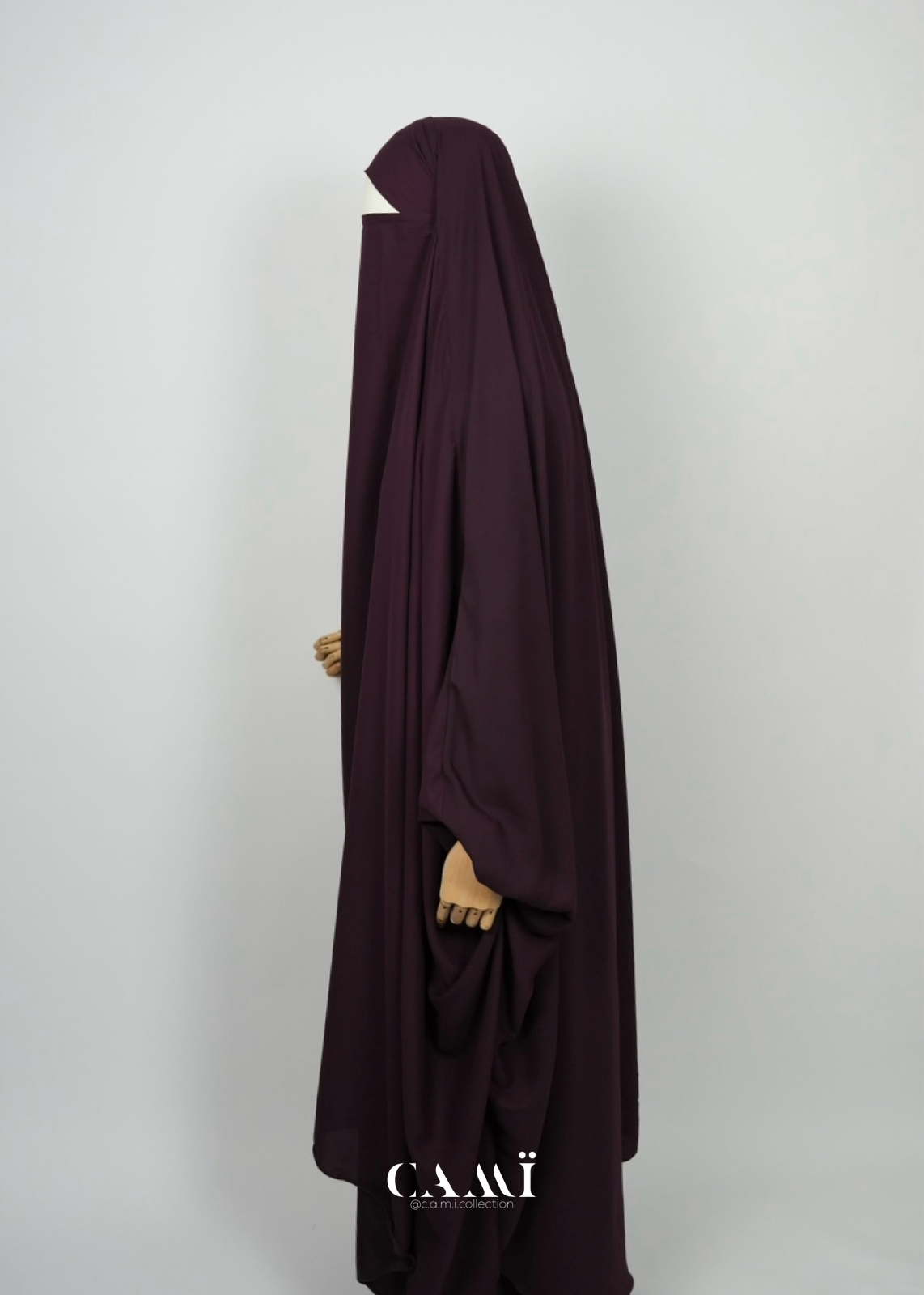 Jilbab mit Rock 2-teilig burgundy