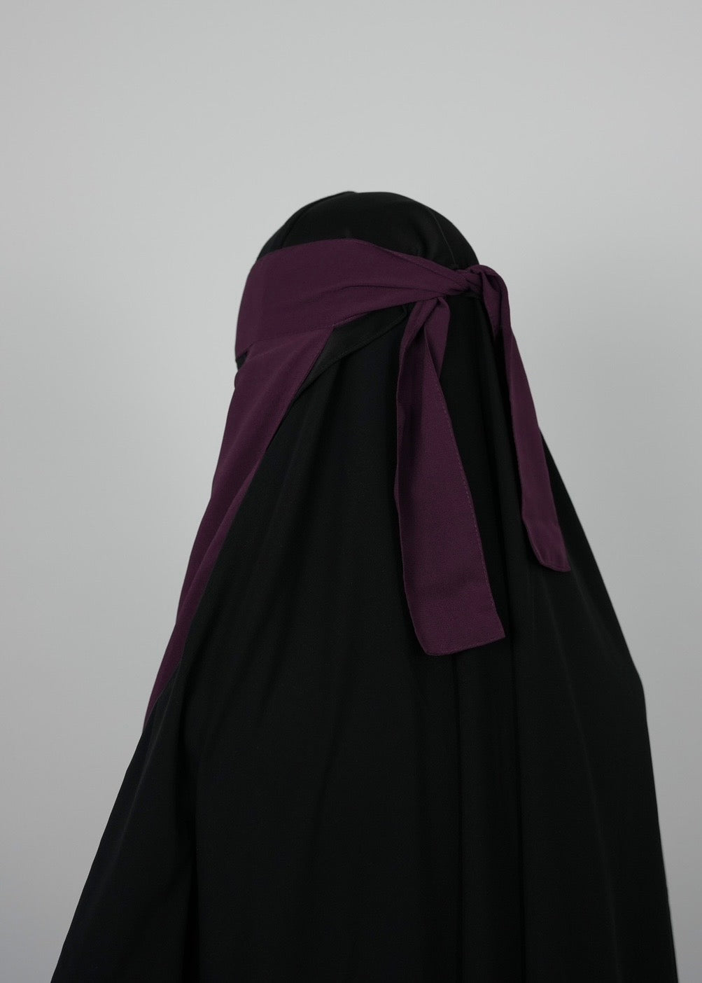 Niqab plum