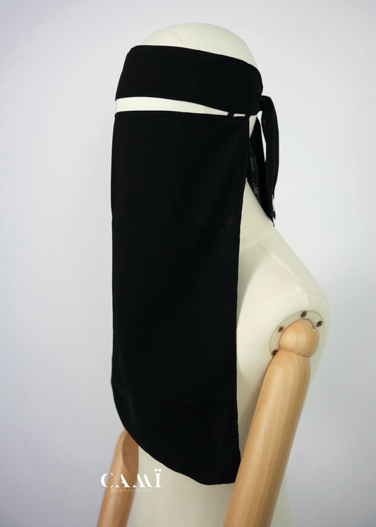 Niqab mit elastischen Seiten | pull down Niqab