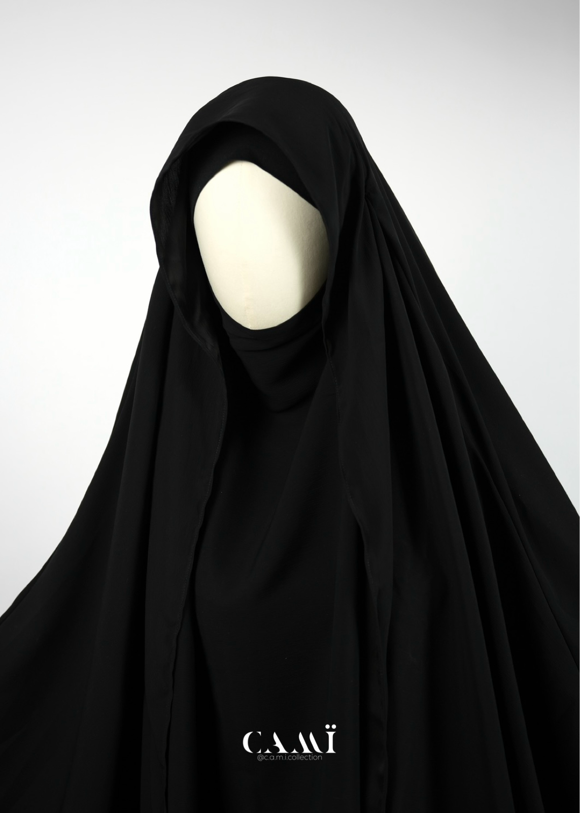 Jilbab mit Rock 2-teilig schwarz