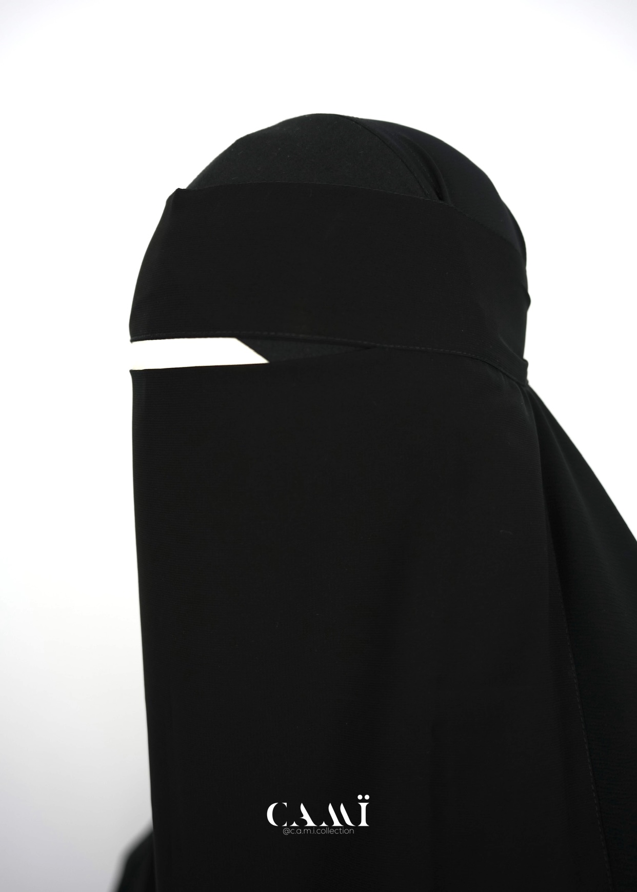 „Pinch“ Niqab schwarz