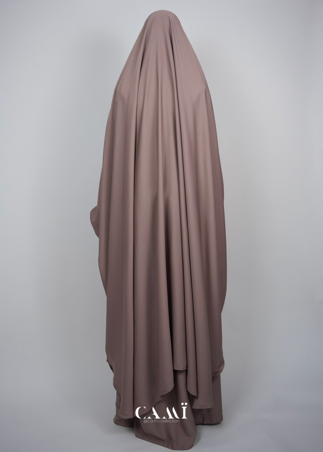 Jilbab mit Rock 2-teilig nude mauve