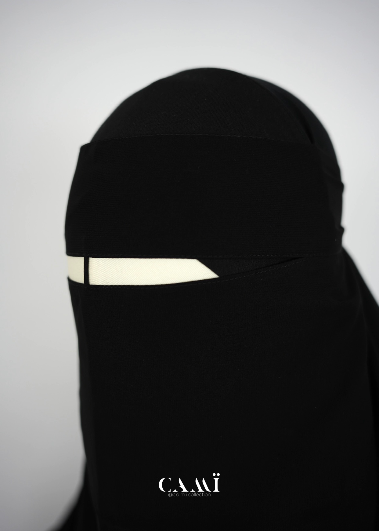 „Pinch“ Niqab schwarz