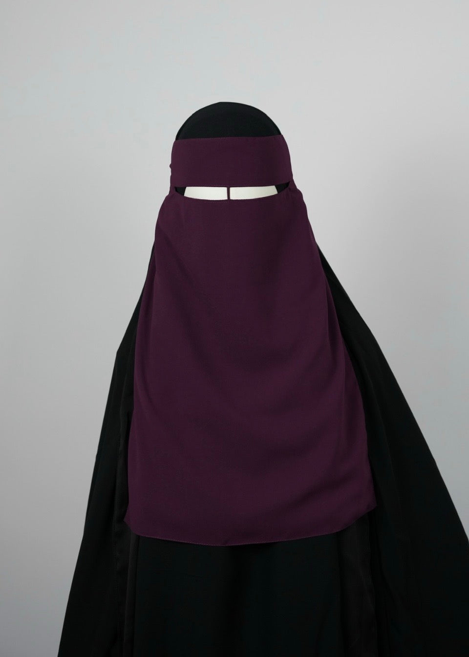 Niqab plum