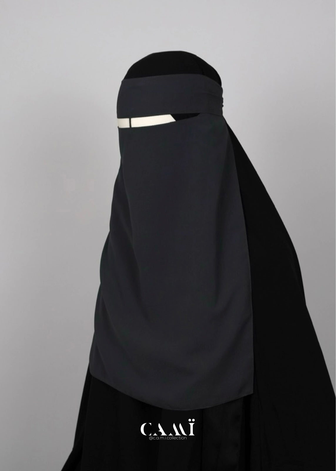 Niqab dunkelgrau