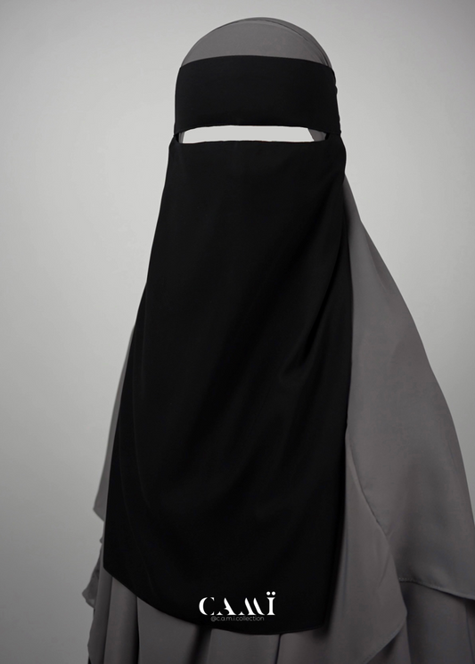 Niqab schwarz