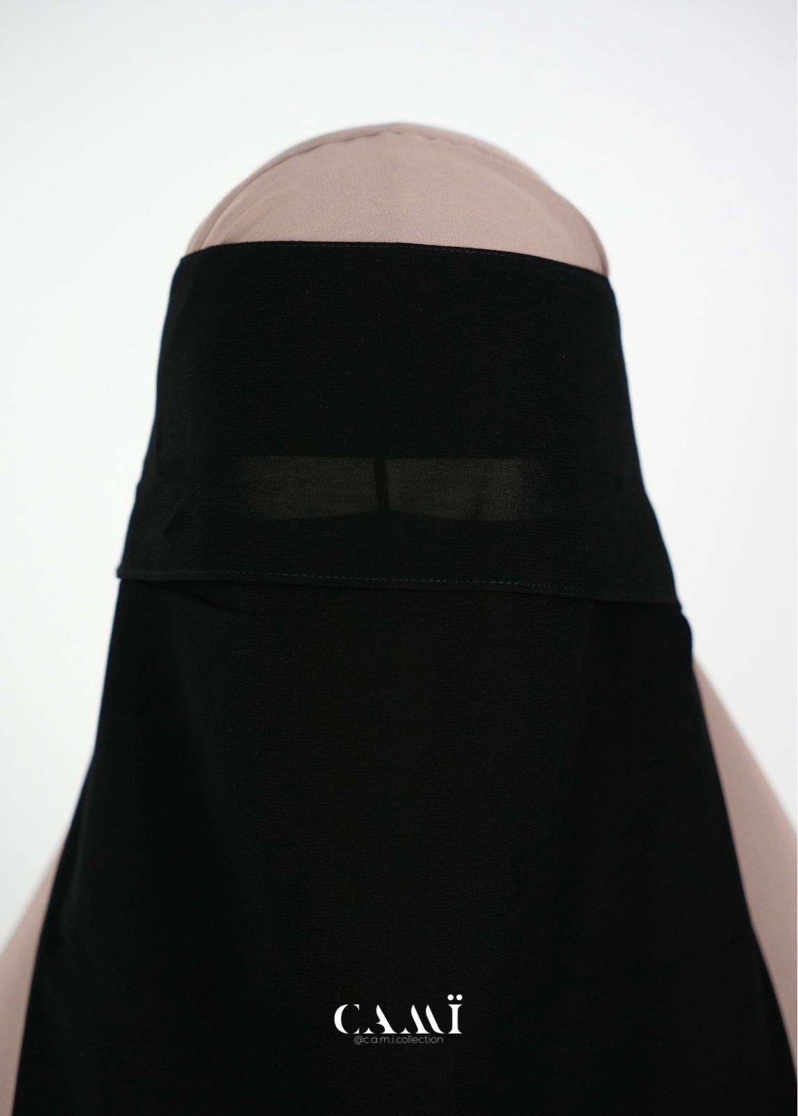 Niqab mit dünner Klappe