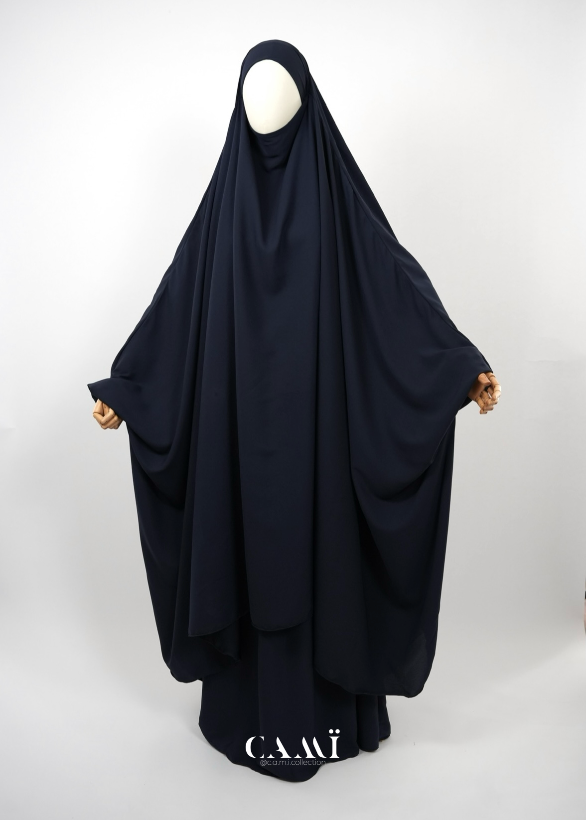 Jilbab mit Rock 2-teilig dunkelblau