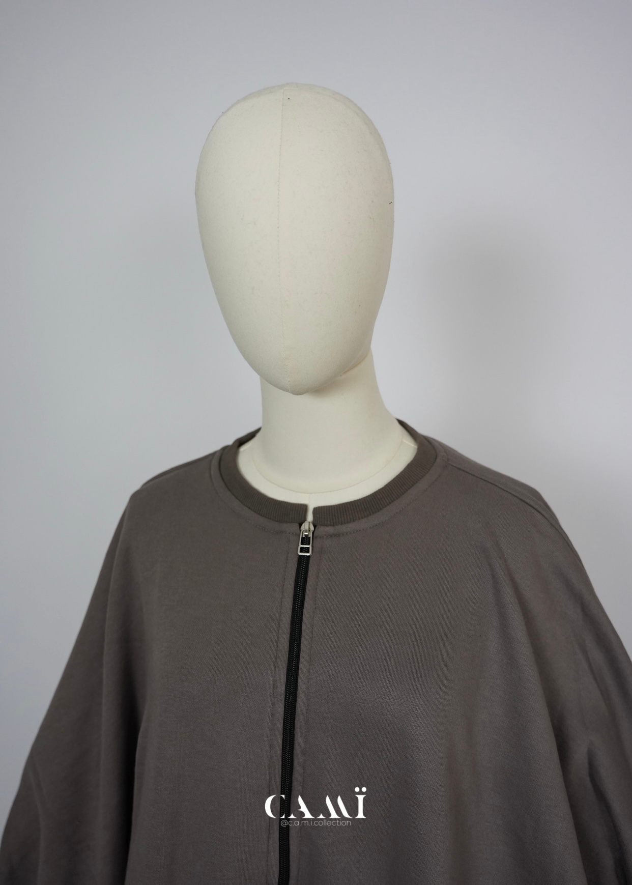 Jabaya taupe | Jacke mit weitem Schnitt