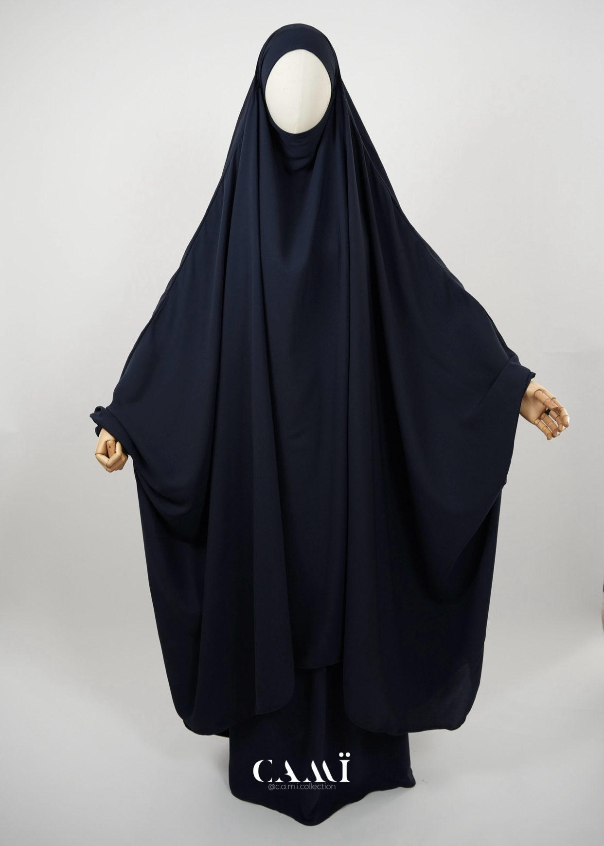 Jilbab mit Rock 2-teilig dunkelblau