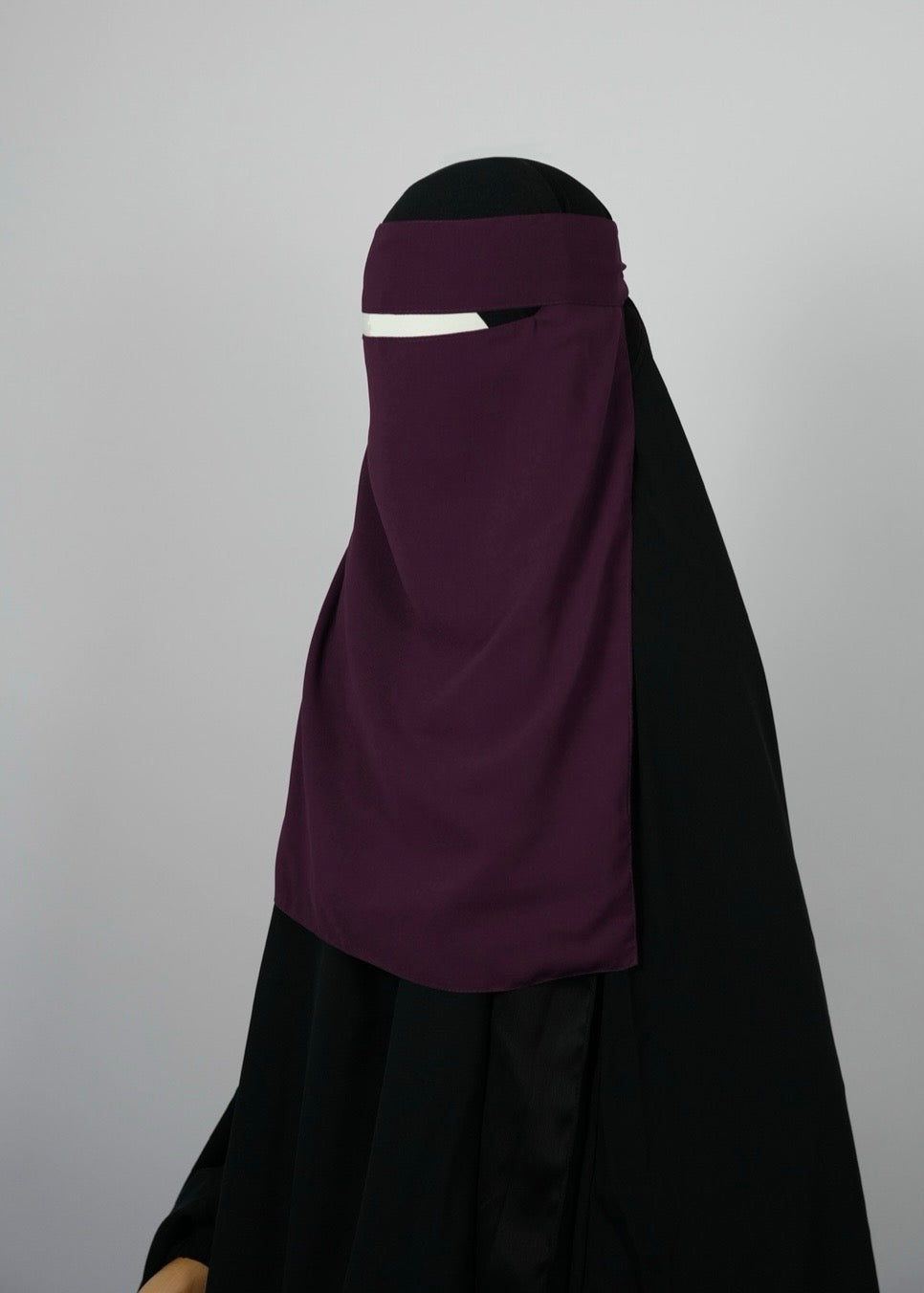 Niqab plum