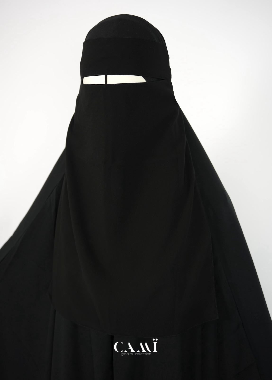 „Pinch“ Niqab schwarz