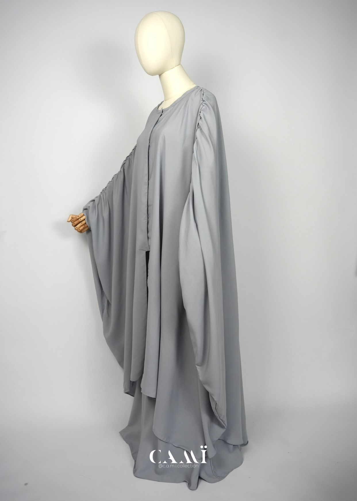 Abaya Set light grey