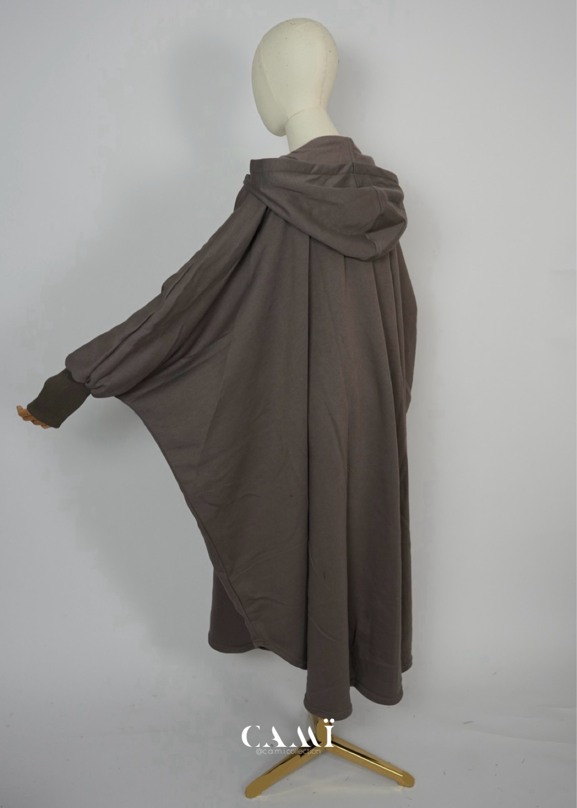 Jabaya taupe | Jacke mit weitem Schnitt