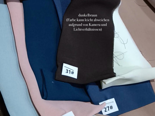 Khimar Chiffon 2-lagig extra lang | dunkelbraun