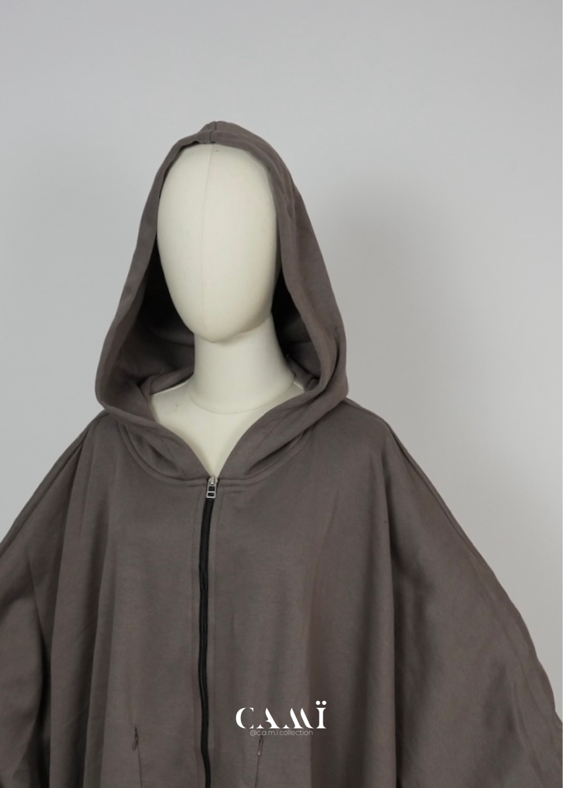 Jabaya taupe | Jacke mit weitem Schnitt