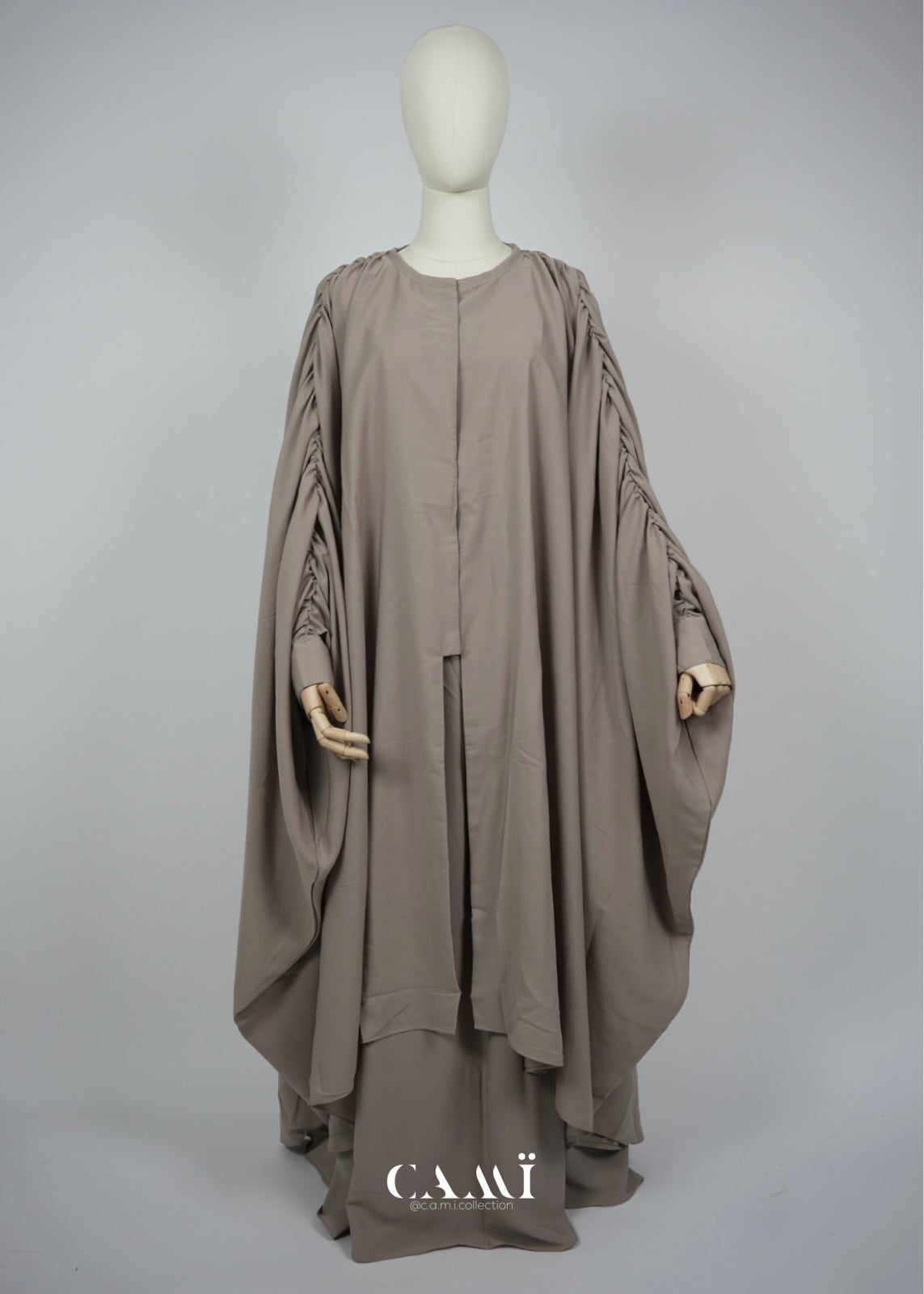 Abaya set creme-beige