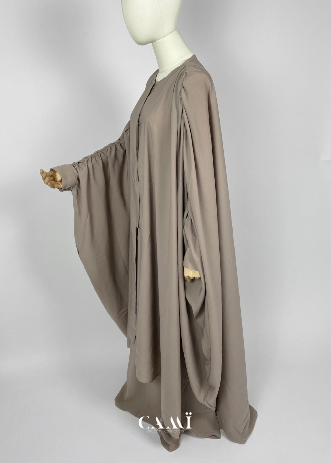 Abaya Set creme-beige