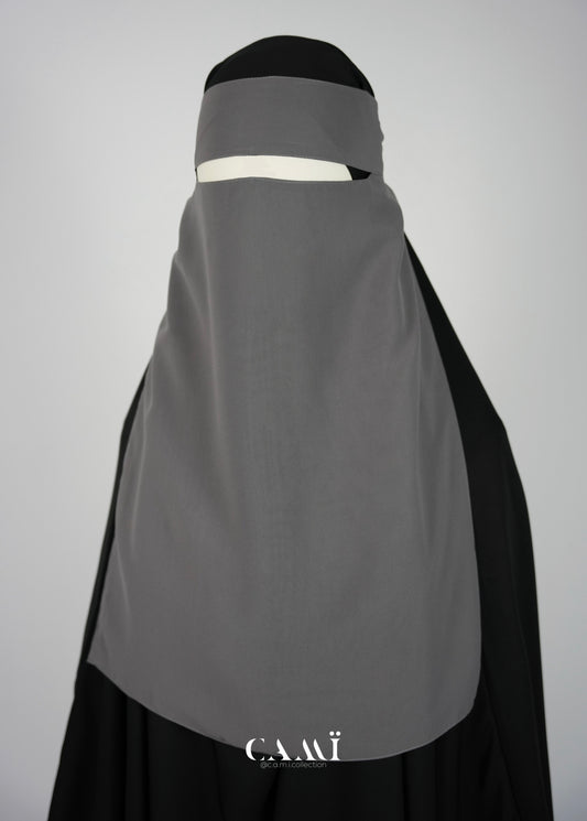 Niqab grau