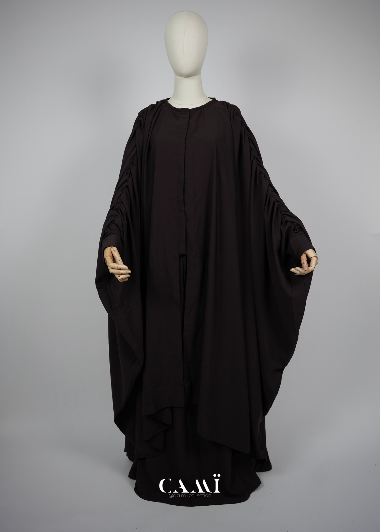 Abaya Set dunkelbraun