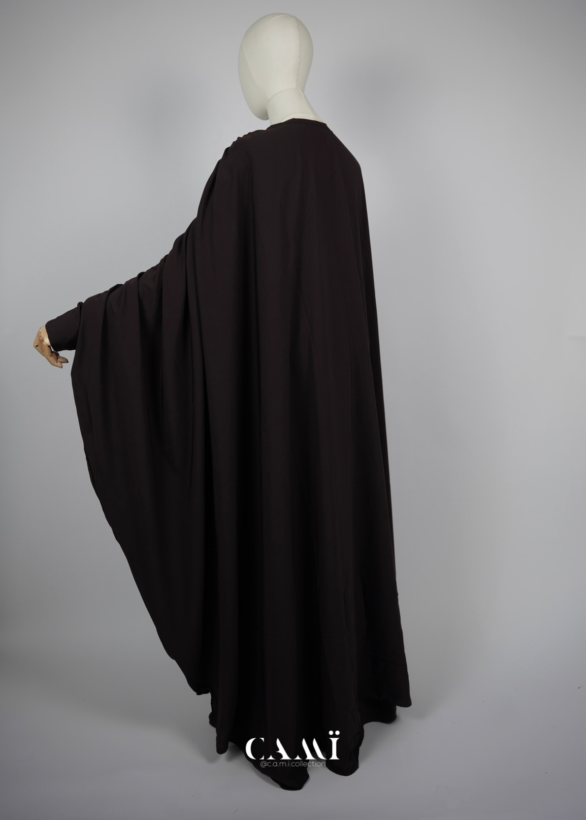 Abaya Set dunkelbraun