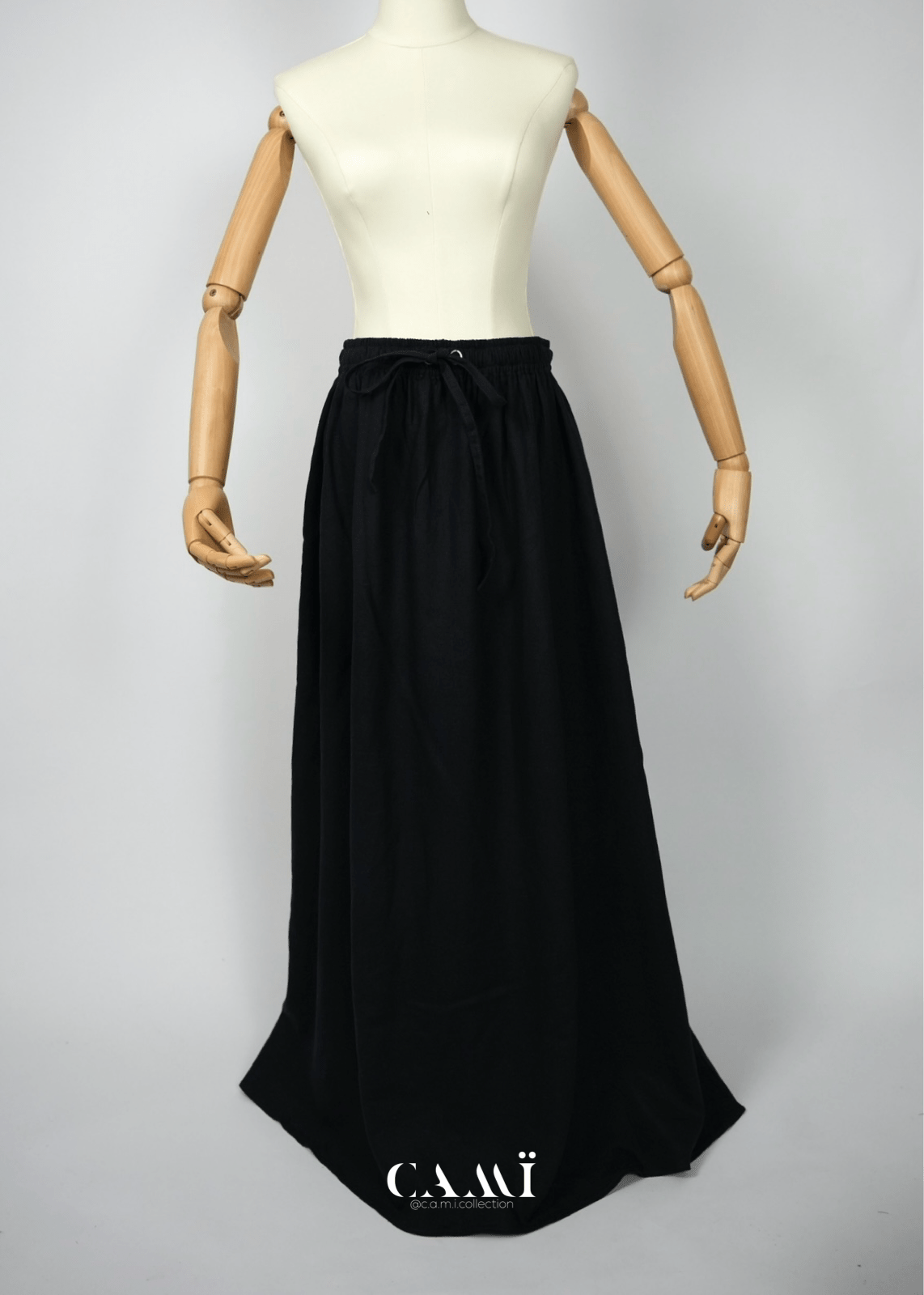 Leinen - Baumwolle Abaya Set dark navy - CAMÏ