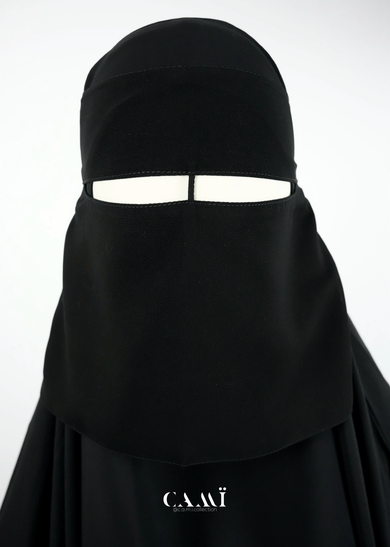 Niqab extra kurz schwarz - CAMÏ